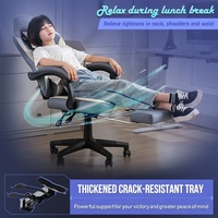 Chaise de jeu confortable en tissu respirant pour adulte avec repose-pieds, livraison gratuite DDP, MOQ 1 pièce, prix abordable