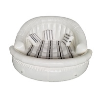 Fauteuil flottant gonflable rond et durable pour piscine YOLLOY WG-250 en bâche PVC pour extérieur