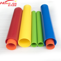 Tuyau d'ABS d'extrusion en plastique résistant aux UV de bas prix direct d'usine tuyau rond en plastique dur de PVC