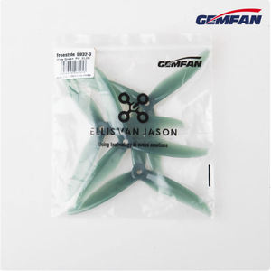 Hélice GEMFAN 6032 de tres aspas y 6 pulgadas para dron FPV, color verde - Product Image 4