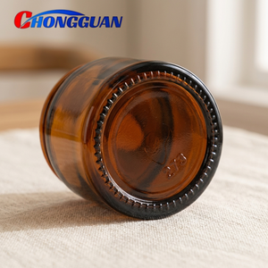 Botol Salep Kaca Coklat Tertutup Rapat, Wadah Obat Tradisional Cina untuk Krim Wajah & Mata 100mL, Wadah Kosmetik - Product Image 5
