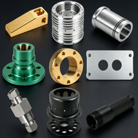 Service de fabrication métallique de boîtiers cylindriques en aluminium anodisé sur mesure avec précision de ±0,002 mm, adaptateur, pièces de rechange mécaniques