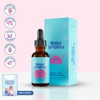 OEM 30ml Baby Brights Gouttes liquides pour enfants Offre un soutien nutritionnel quotidien aux enfants, contribue à maintenir la croissance saine des enfants