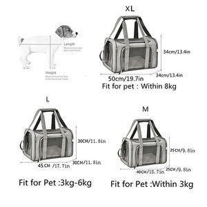 Vendita calda, borsa da trasporto, morbida e leggera, borsa da trasporto pieghevole, pieghevole, traspirante, pieghevole, per cani da gatto - Product Image 5