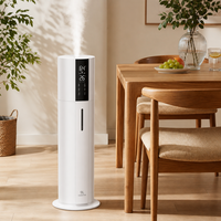 Humidificateur d'air ultrasonique pour chambre à coucher, grande capacité 9L, humidificateur intelligent, humidificateur commercial, brume froide