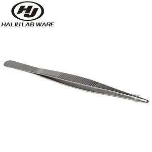 Haiju pinças de aço inoxidável, pinças de instrumentos cirúrgicos/alicates médicos de ponta serrada com diferentes tipos