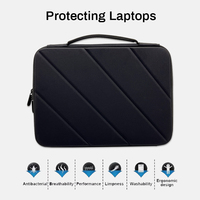 Funda para portátil de tela impermeable y duradera de tamaño personalizado, bonita dureza, bolsa Eva para portátil con diferentes tamaños de 13, 14 y 15 pulgadas a elegir