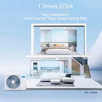 Midea fabricant dc inverter climatisation centrale au sol 6hp 15.5kw 60hz multi split vrf système climatiseur