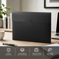 Meilleures ventes, pochettes pour documents en plastique imperméables avec bouton-pression, pochettes pour documents A4, enveloppes en plastique