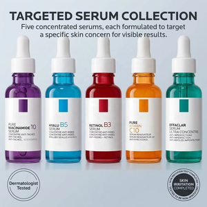 Sérum Facial Anti-Âge en Gros B3 + Acide Hyaluronique <span class=keywords><strong>B5</strong></span> Vitamine C12 Nourrissant Anti-Rides 30ml Personnalisation de la Marque - Product Image 2