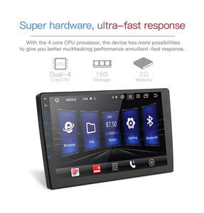 Giá tốt nhất Android 2 DIN Car DVD Player 9 inch 1 + 16/2 + 32GB màn hình cảm ứng đài phát thanh xe GPS navigation với Carplay - Product Image 6
