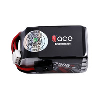 Baterai Penerima LiPo ACE 2500mAh 2S2P 7.4V, Paket Baterai RX Khusus Mobil RC Nitro