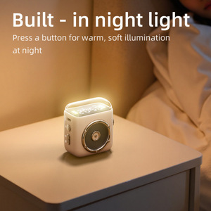 <b>Speaker</b> <b>Mini</b> Portable Magnetic With Clock And Sleep Light - Product Image 4