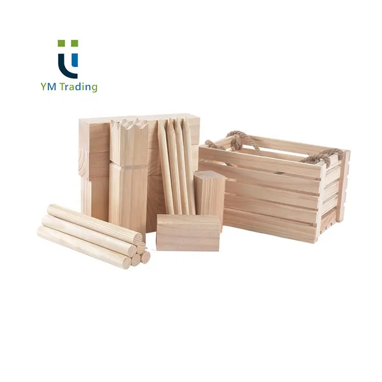 Kubb — jouet d'extérieur en bois pour enfants, pour jardin, jupette bon marché, été,