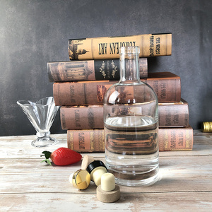 Botella de Mezcal de Lujo de 750 ml, Botella de Vidrio para Licor, Tequila, Ron, Vodka - Product Image 6