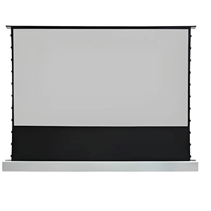 Écran de <span class=keywords><strong>projection</strong></span> motorisé portable électrique de haute définition blanc mat <span class=keywords><strong>gris</strong></span> d'usine 100 pouces 16:9 anti-lumière PVC - Product Image 1