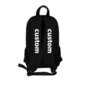 定制LOGO涤纶印花青少年学生背包户外儿童书包简约风格FSY书包批发 - Product Image 3