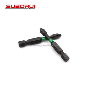 Suborui 1/4 inch S2 tác động từ <span class=keywords><strong>Phillips</strong></span> <span class=keywords><strong>bit</strong></span> chống trượt tuốc nơ vít <span class=keywords><strong>bit</strong></span> Bộ PH2 - Product Image 2