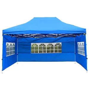 Outdoor 3X4.5 Intrekbare Garage Tent 10X15 Waterdichte Carport Trade Show Pop Up Canopy Tent Met Windows