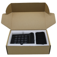 Système de Bippeur Sans Fil WirelessLinkx pour Restaurant, Queue, Client, Invité, 10 Bippeurs Sans Fil pour Clinique, Café, Église, Camion de Nourriture