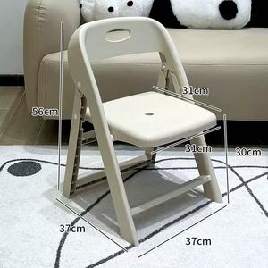 Tabouret de <span class=keywords><strong>chaise</strong></span> pliable en plastique empilable pour enfants avec utilisation à scénarios multiples à bas prix de haute qualité avec coussin alimentaire antidérapant - Product Image 3