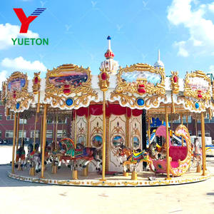 Carrusel de lujo personalizado con diseño 3D gratuito, atracción Merry Go Round Horse Kids Mall, parque de atracciones, carrusel de atracciones - Product Image 4