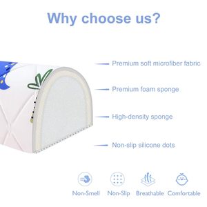 Barandilla de Seguridad para Cama de Bebé de 1.8 M, Tela de Algodón Puro, Protección Anticaídas para Bebés, Diseño Moderno - Product Image 4