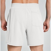 Shorts de course pour hommes, taille mi-haute, élastique, en Spandex/Nylon, séchage rapide, avec poches latérales, pour le sport, la gym, style décontracté