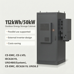 Sistema de Almacenamiento de Baterías de Litio LiFePO4 de 100KWH 200KWH, Gabinete ESS, Inversor PCS de 50KW 100KW Conectado a la Red, 8000 Ciclos - Product Image 3
