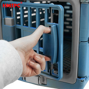 Pembawa anjing yang disetujui maskapai penerbangan lipat-kotak perjalanan hewan peliharaan portabel untuk pesawat, akses mudah peti anjing untuk perjalanan - Product Image 5