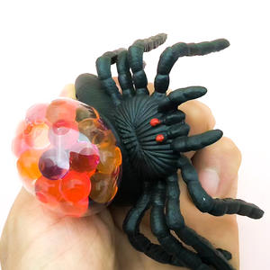 TIDE カラフル スパイダー スクイーズボール - 5歳から7歳向けのゴム製ストレス解消おもちゃ - Product Image 4