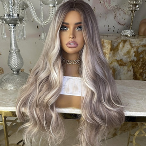 Perruques juives de qualité supérieure en gros pour femmes blanches, nœuds invisibles, cheveux humains naturels, <span class=keywords><strong>perruque</strong></span> en dentelle sans colle, <span class=keywords><strong>prix</strong></span> d'usine, fournisseur - Product Image 4