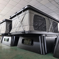 Tente de camion de taille moyenne, camping-car pour pick-up, camping-car en aluminium à coque rigide