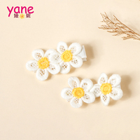 Jepit Rambut Anak Bahan Satin Floral Musim Semi Panas Ramah Lingkungan dari Poliester