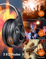Casque sans fil ANC 2026 Bluetooth 5.3 Stéréo HIFI Supra-auriculaire avec réduction de bruit et micro pour Gaming et Sport