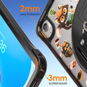 เคสแท็บเล็ต TPU ไฮบริดกันกระแทกทนทานสำหรับ <span class=keywords><strong>iPad</strong></span> รุ่น11TH 2024กันชนฝาครอบใสพร้อมขาตั้งสายคล้องไหล่ - Product Image 5