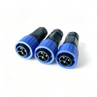 Conector de Carga IP67 Impermeable M20 300V 20A con 3 Pines y Conector Chapado en Oro, Compatible con Cables de 3.0-6.0mm de Diámetro Exterior, Ensamblaje OEM