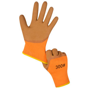 Gants de sécurité personnalisables en mousse de <span class=keywords><strong>latex</strong></span> <span class=keywords><strong>orange</strong></span> industrielle à texture lisse pour hommes, usage général - Product Image 4
