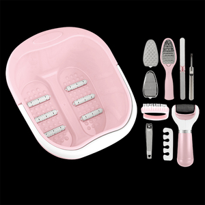 Bañera <span class=keywords><strong>de</strong></span> Plástico Profunda para Pies con Removedor <span class=keywords><strong>de</strong></span> Callos, Set <span class=keywords><strong>de</strong></span> Spa Eléctrico Acogedor para Masaje <span class=keywords><strong>de</strong></span> Pies - Product Image 2