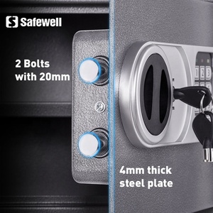 Safewell 25SZ Thép Xây Dựng Đen Nhỏ Caja Fuerte An Ninh Nhà An Toàn Box Với Kỹ Thuật Số Bàn Phím - Product Image 2