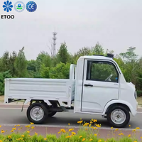 Camion électrique léger à benne basculante très demandé pour le transport de marchandises, l'usage agricole, petit pick-up électrique à quatre roues pour adultes