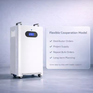 Sistema de Respaldo de Energía de Emergencia de 16 kWh, 51.2 V, 314 Ah, Batería de Iones de Litio y Fosfato, Gabinete con Ruedas, Preparado para Inversor, con Certificación CE - Product Image 1