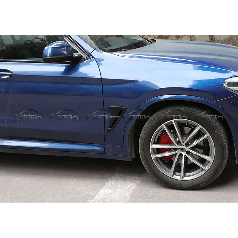 Для BMW X3M X4M G01 G02 F97 F98 глянцевые черные боковые кранцы потока воздуха вентиляционные отверстия 2017 +