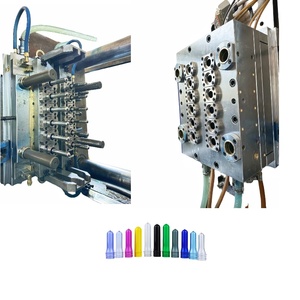 12 <strong>Cavities</strong> <strong>and</strong> One Set <strong>Cores</strong> Jar Preform Mold with 3 Weight Hot Runner Valve Pin Construction Pet Jar Mould - Product Image 1