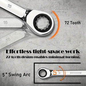 OEM ODM CRV Manual Single Ended Open End Flat <strong>Spanner</strong> Wrench <strong>Set</strong> 8mm to 32mm Metric Size Chrome Finish for DIY Packed in Box - Product Image 5