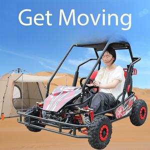 Karting Eléctrico Doble para Uso Familiar, Playa, Todoterreno, Aventura <span class=keywords><strong>al</strong></span> Aire Libre, 500W, <span class=keywords><strong>Volante</strong></span>, Cuatro Ruedas, Frenos de Disco Hidráulicos - Product Image 3