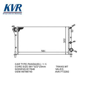 Radiateur de refroidissement haut de gamme fabriqué en Chine pour <span class=keywords><strong>FIAT</strong></span>, radiateur OEM 46798743 51729373 51773194 - Product Image 1
