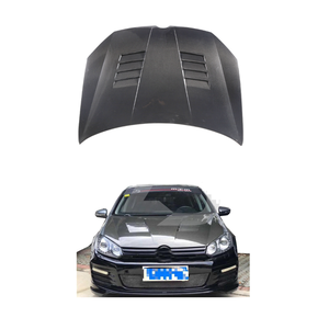 Capó de Fibra de Carbono con Ventilación para Volkswagen <span class=keywords><strong>Golf</strong></span> <span class=keywords><strong>6</strong></span> (2008-2013) |   Reemplazo de Capó Delantero Estilo <span class=keywords><strong>GTI</strong></span> |   Ajuste Estilo OEM - Product Image 3