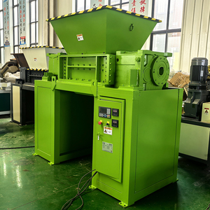 Vanest lớn và nhỏ Shredder kim loại nhựa phế liệu sắt nhà bếp Shredder đơn đôi Trục cao su kim loại lốp Máy Nghiền - Product Image 2