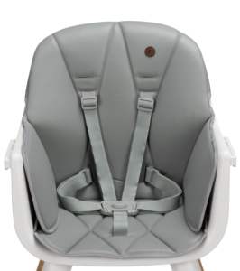 Chaise haute multifonctionnelle pour bébé Bebeconfort Abelia en bois scandinave avec housse de table amovible et plateau lavable - Product Image 2